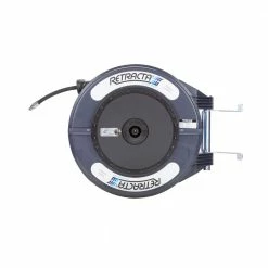 RETRACTA 1/4inch X 15m Grease Hose Reel - Grey GRC215D-01