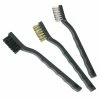 TOLEDO Cleaning Brush Set 3 Pc. Nylon, Brass & Steel