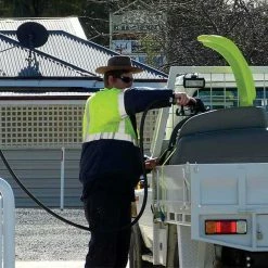 TRANS TANK INTERNATIONAL 400L DieselCaptain Portable Diesel Fuel Tank Pod (Slimline) I-07281 -Macnaught shop unnamed file 739